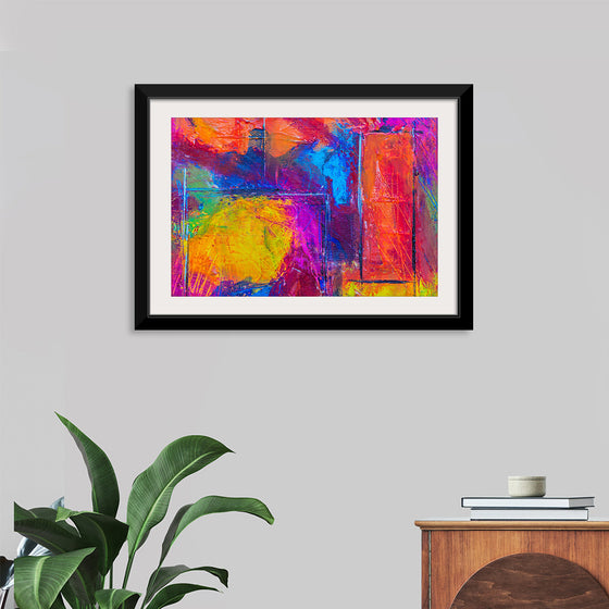 "Multicolored Abstract Painting", Steve Johnson