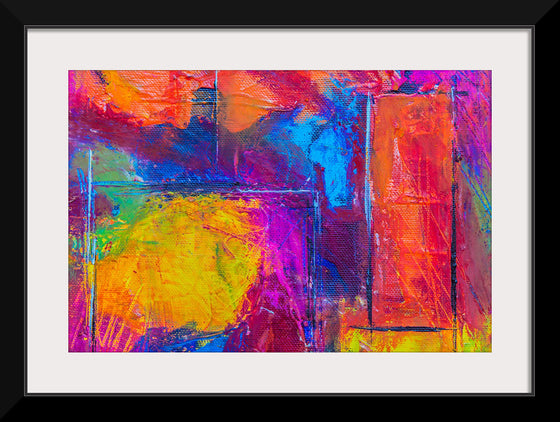 "Multicolored Abstract Painting", Steve Johnson