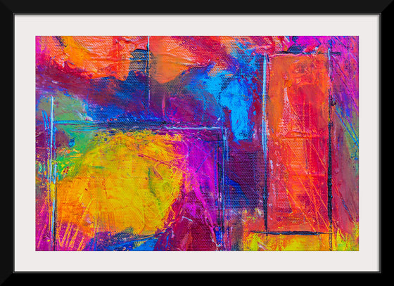 "Multicolored Abstract Painting", Steve Johnson