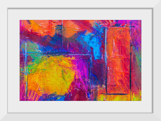 "Multicolored Abstract Painting", Steve Johnson