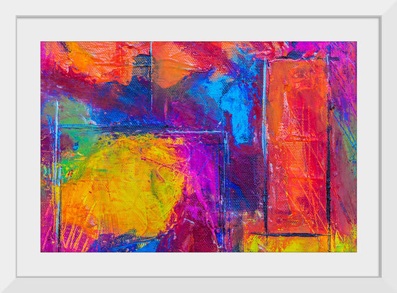 "Multicolored Abstract Painting", Steve Johnson