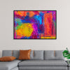 "Multicolored Abstract Painting", Steve Johnson