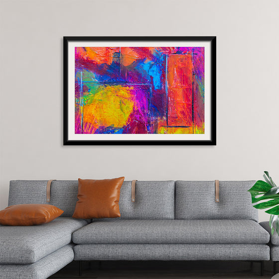 "Multicolored Abstract Painting", Steve Johnson