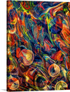 Dive into a world of vibrant colors and fluid shapes with this mesmerizing artwork, now available as a premium print. Every glance reveals a new dance of hues and patterns, an eternal flow of reds, blues, greens, and yellows intertwined in harmonious chaos. 