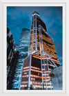 "Low Angle Photography of a High Rise Building at Night", Nikolai Lapshin