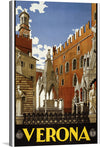 “Verona Travel” invites you to step into the enchanting world of this iconic Italian city. With meticulous attention to detail, the artwork captures Verona’s timeless allure—the majestic architecture, serene skies, and romantic essence. 