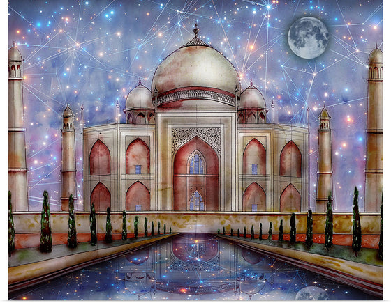 "Taj Mahal Temple Mausoleum", Victoria Borodinova