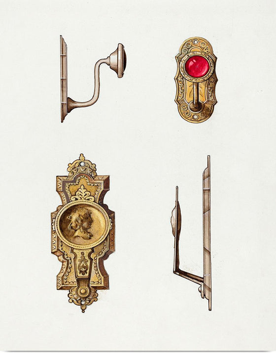 "Brackets (ca. 1937)", Dana Bartlett