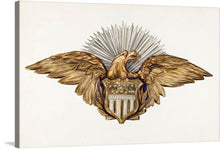  “Eagle Emblem (ca.1938)” by Eva Wilson is a stunning piece of art that would make a great addition to any collection. The intricate details and bold colors make this piece stand out. This print would be perfect for anyone who appreciates fine art or has an interest in history.