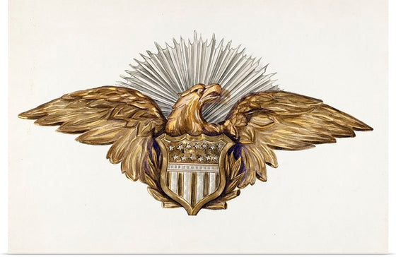 "Eagle Emblem (ca.1938)", Eva Wilson