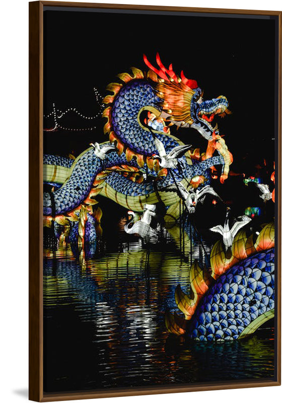 "Dragon Festival During Nighttime"