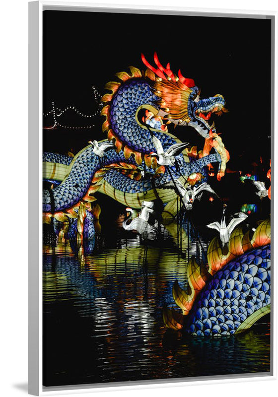 "Dragon Festival During Nighttime"