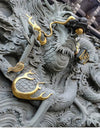 "Dragon Sculpture on Temple Wall"