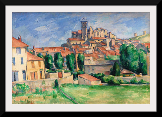 "Gardanne (Horizontal View) (Gardanne [vue horizontale])" (ca. 1885), Paul Cezanne