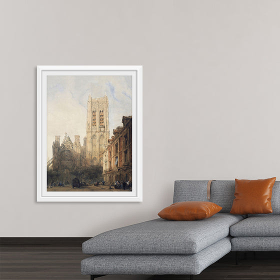 "Church of St. Jacques, Dieppe (n.d.)", David Roberts