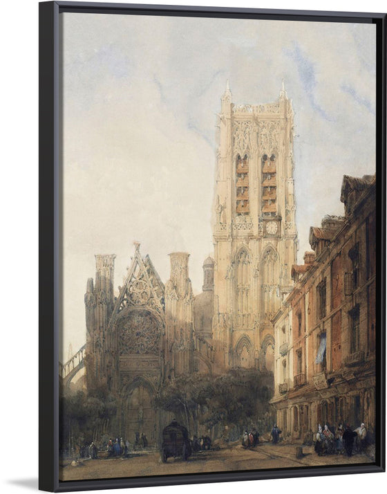 "Church of St. Jacques, Dieppe (n.d.)", David Roberts