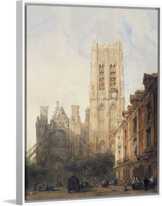 "Church of St. Jacques, Dieppe (n.d.)", David Roberts