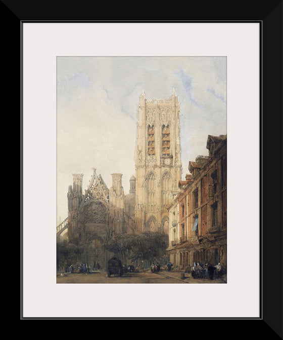 "Church of St. Jacques, Dieppe (n.d.)", David Roberts