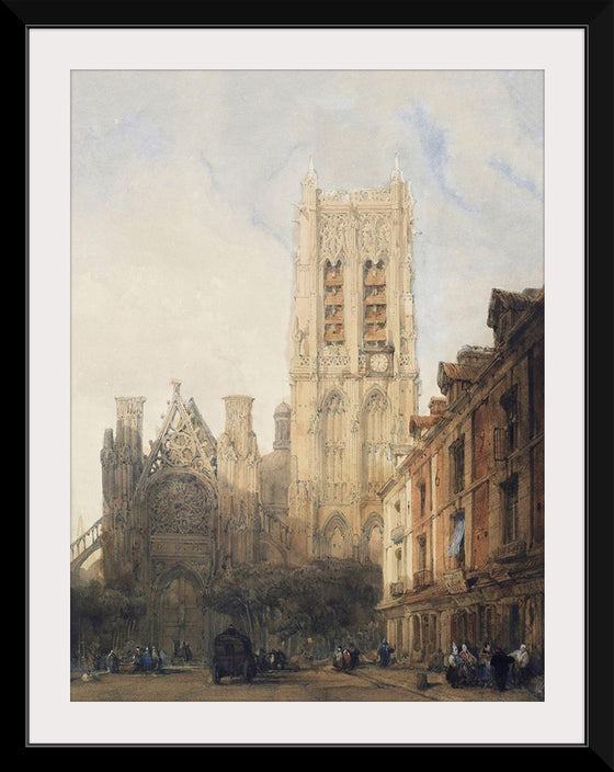 "Church of St. Jacques, Dieppe (n.d.)", David Roberts