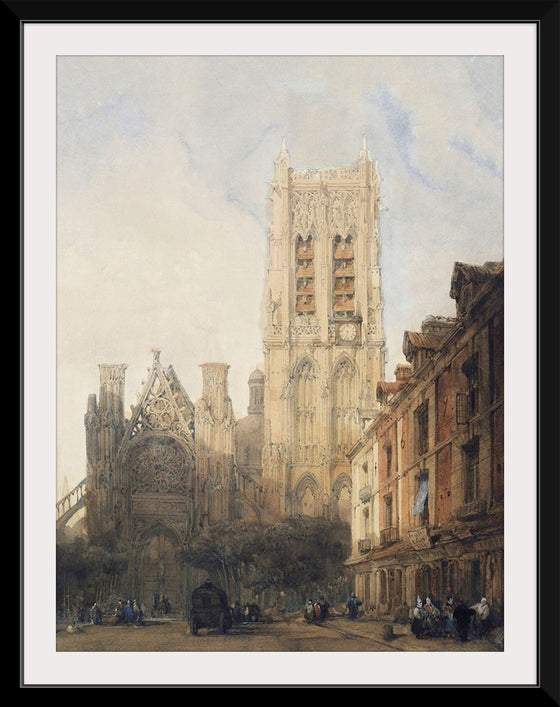 "Church of St. Jacques, Dieppe (n.d.)", David Roberts