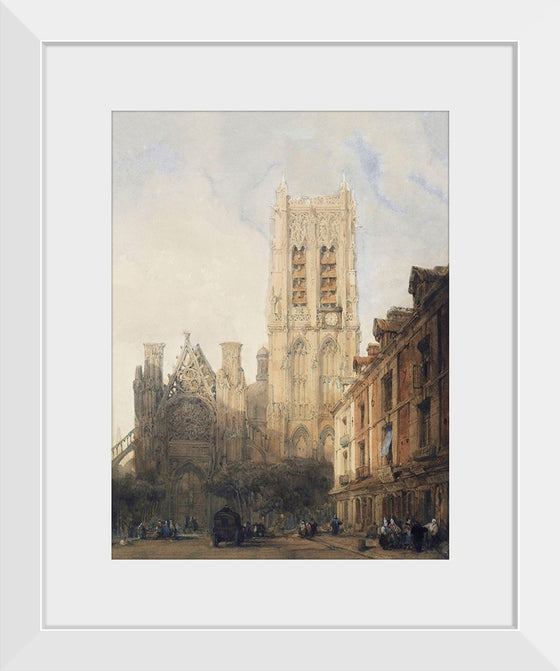 "Church of St. Jacques, Dieppe (n.d.)", David Roberts