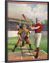 "Baseball Poster No. 281 (1895)", Calvert Lithographing Co.