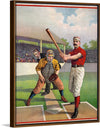 "Baseball Poster No. 281 (1895)", Calvert Lithographing Co.