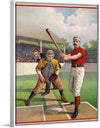 "Baseball Poster No. 281 (1895)", Calvert Lithographing Co.