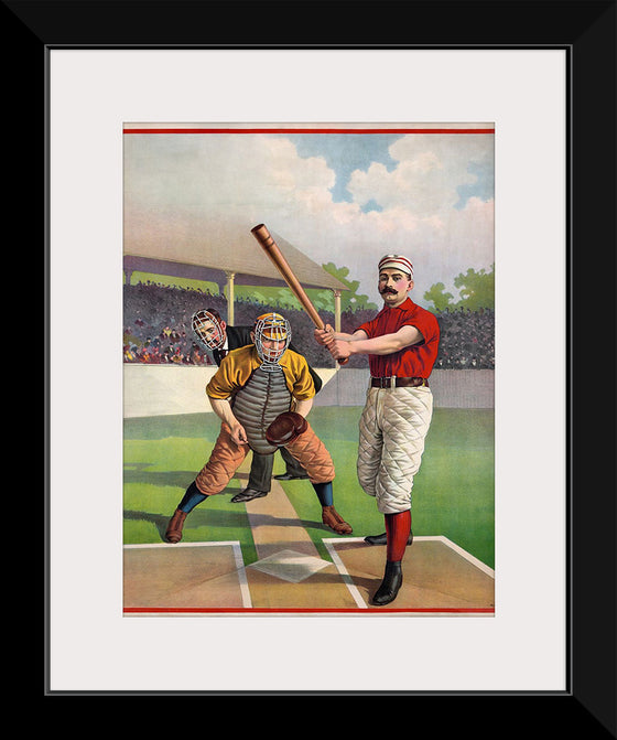 "Baseball Poster No. 281 (1895)", Calvert Lithographing Co.