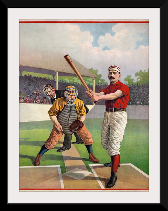 "Baseball Poster No. 281 (1895)", Calvert Lithographing Co.