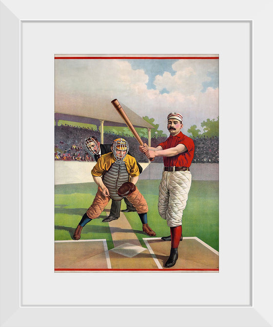 "Baseball Poster No. 281 (1895)", Calvert Lithographing Co.