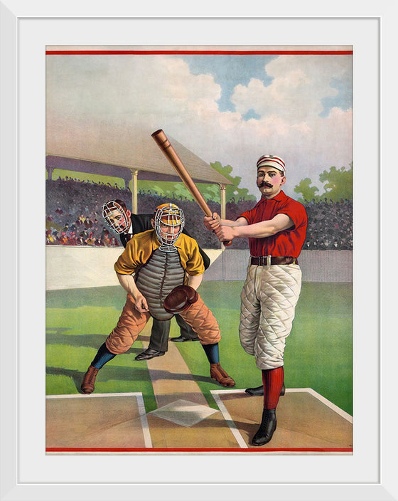 "Baseball Poster No. 281 (1895)", Calvert Lithographing Co.