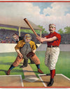 "Baseball Poster No. 281 (1895)", Calvert Lithographing Co.