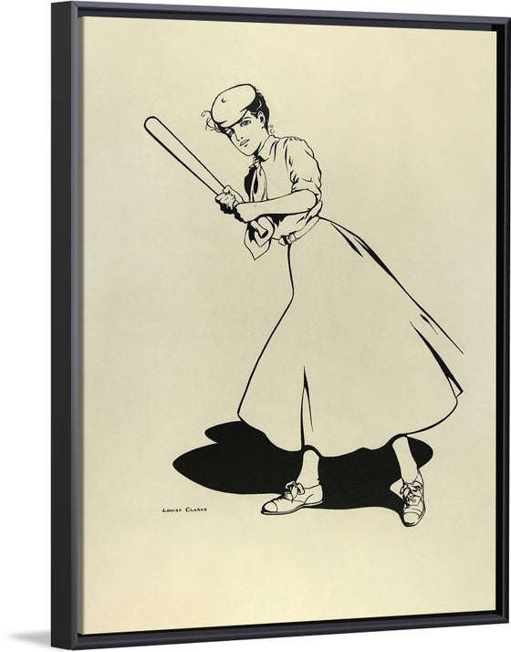 "Princeton University Woman Baseball Player (1905)", Louise Clark