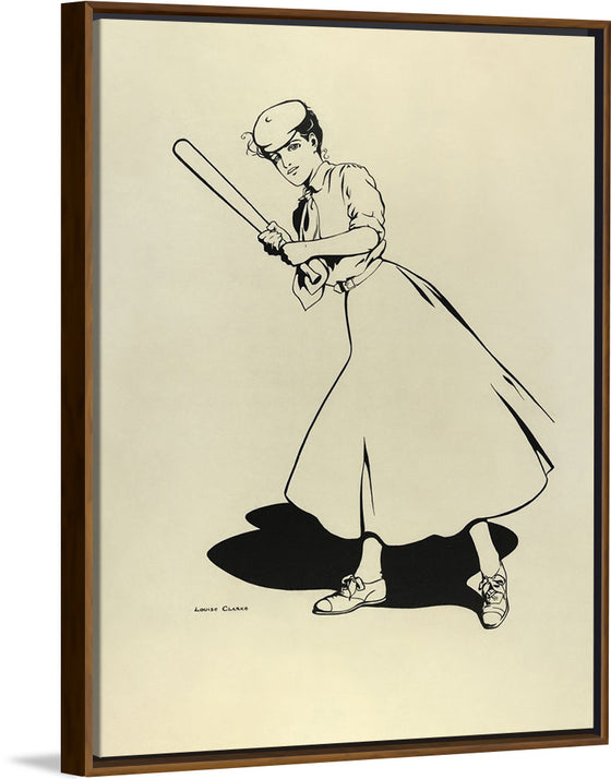 "Princeton University Woman Baseball Player (1905)", Louise Clark