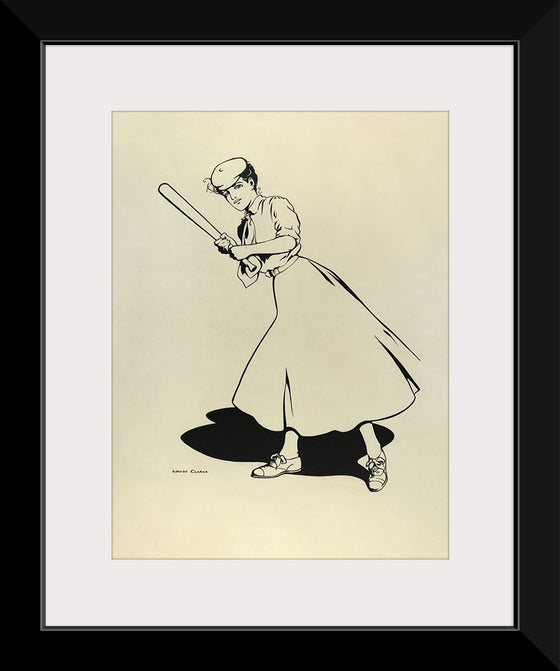 "Princeton University Woman Baseball Player (1905)", Louise Clark