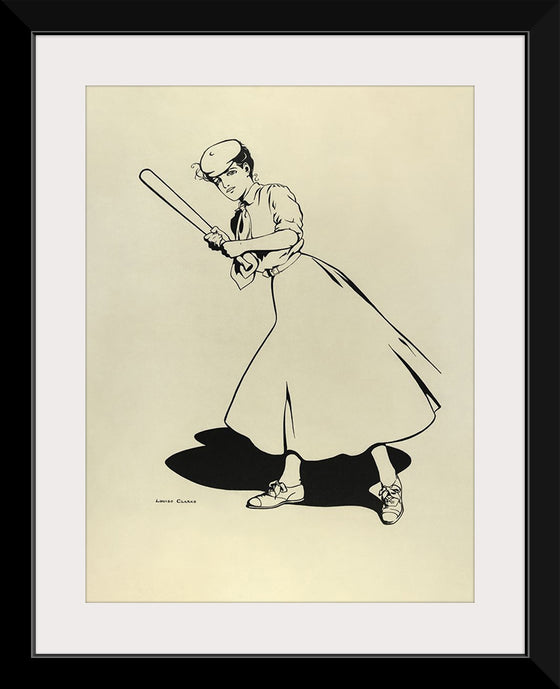 "Princeton University Woman Baseball Player (1905)", Louise Clark