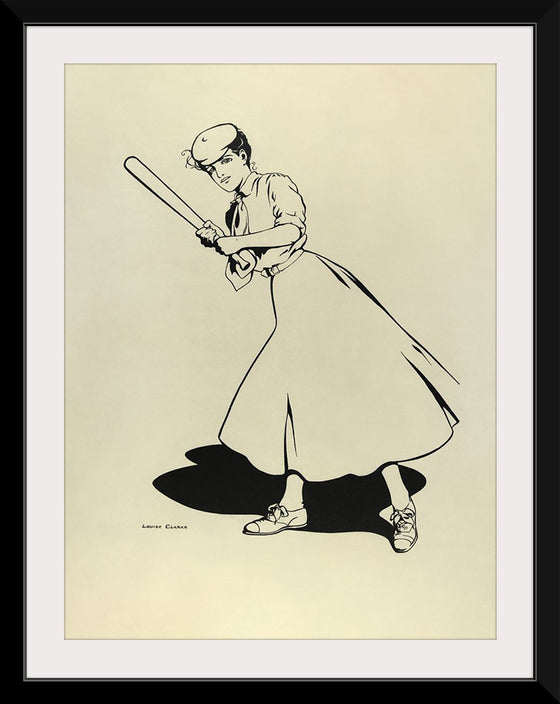 "Princeton University Woman Baseball Player (1905)", Louise Clark