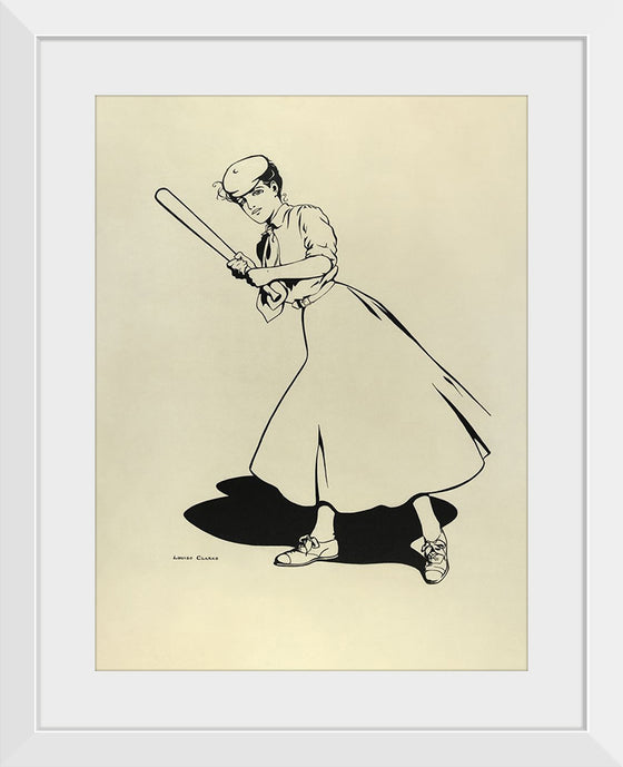 "Princeton University Woman Baseball Player (1905)", Louise Clark