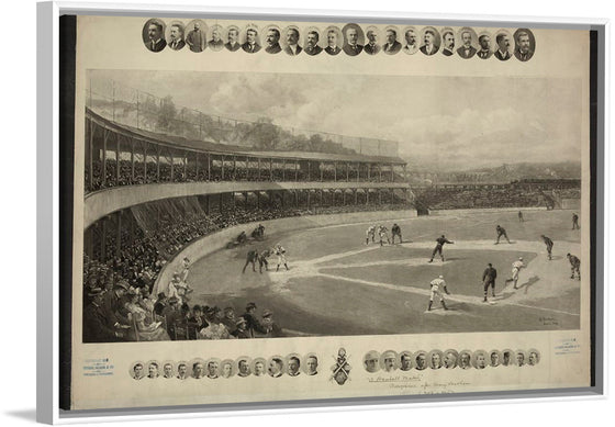 "A Baseball Match (1894)", Henry Sandham