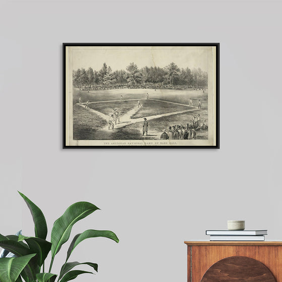 "The American National Game of Base Ball", Currier & Ives