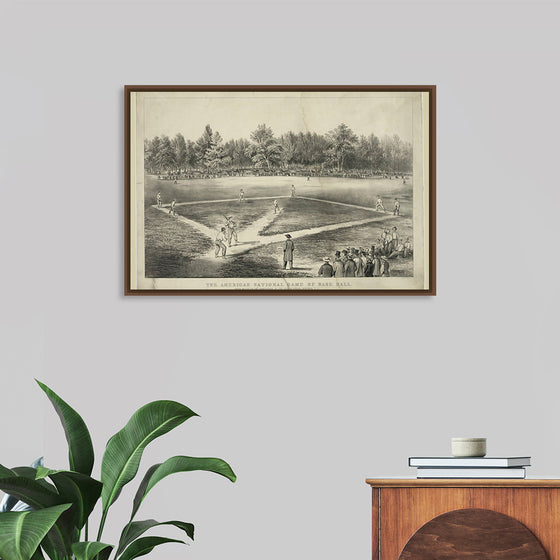 "The American National Game of Base Ball", Currier & Ives