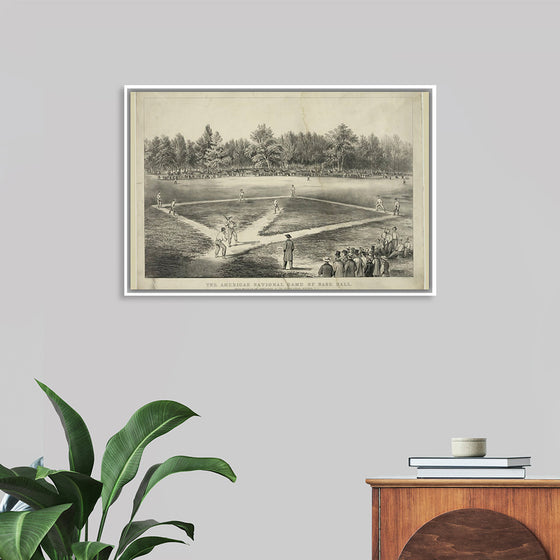 "The American National Game of Base Ball", Currier & Ives