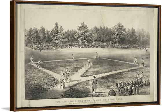 "The American National Game of Base Ball", Currier & Ives