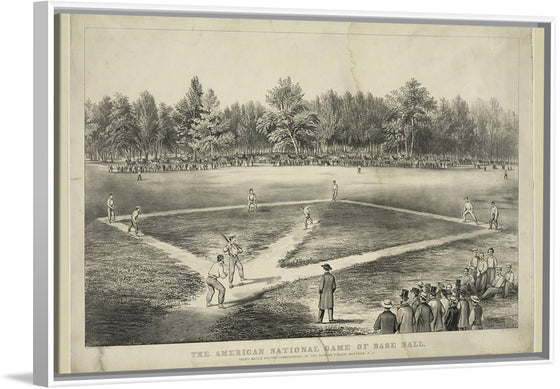 "The American National Game of Base Ball", Currier & Ives