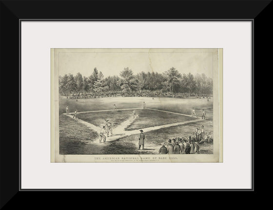 "The American National Game of Base Ball", Currier & Ives