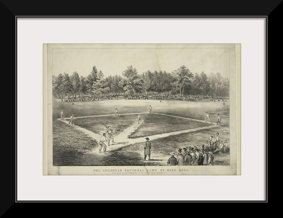 "The American National Game of Base Ball", Currier & Ives