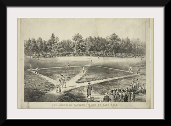 "The American National Game of Base Ball", Currier & Ives