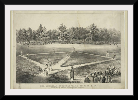 "The American National Game of Base Ball", Currier & Ives