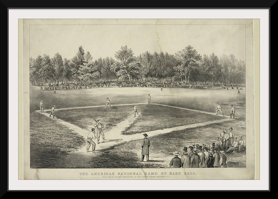 "The American National Game of Base Ball", Currier & Ives